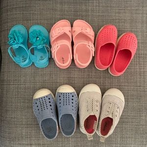 Lot of size 5/6 Toddler girls shoes